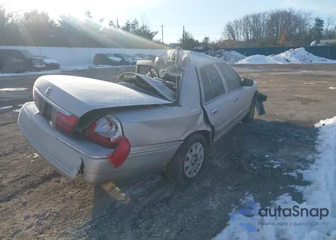 2004 Mercury Grand Marquis Gs z USA, uszkodzony, nr VIN 2MEFM74W54X627689